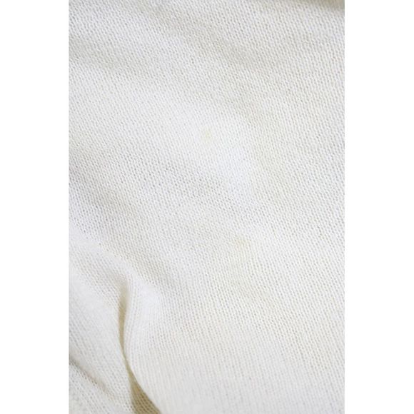 Chloe Womens Rivet Waist Surplice Dolman Sleeve Sweater Ivory Size Extra Small - Picture 4 of 5